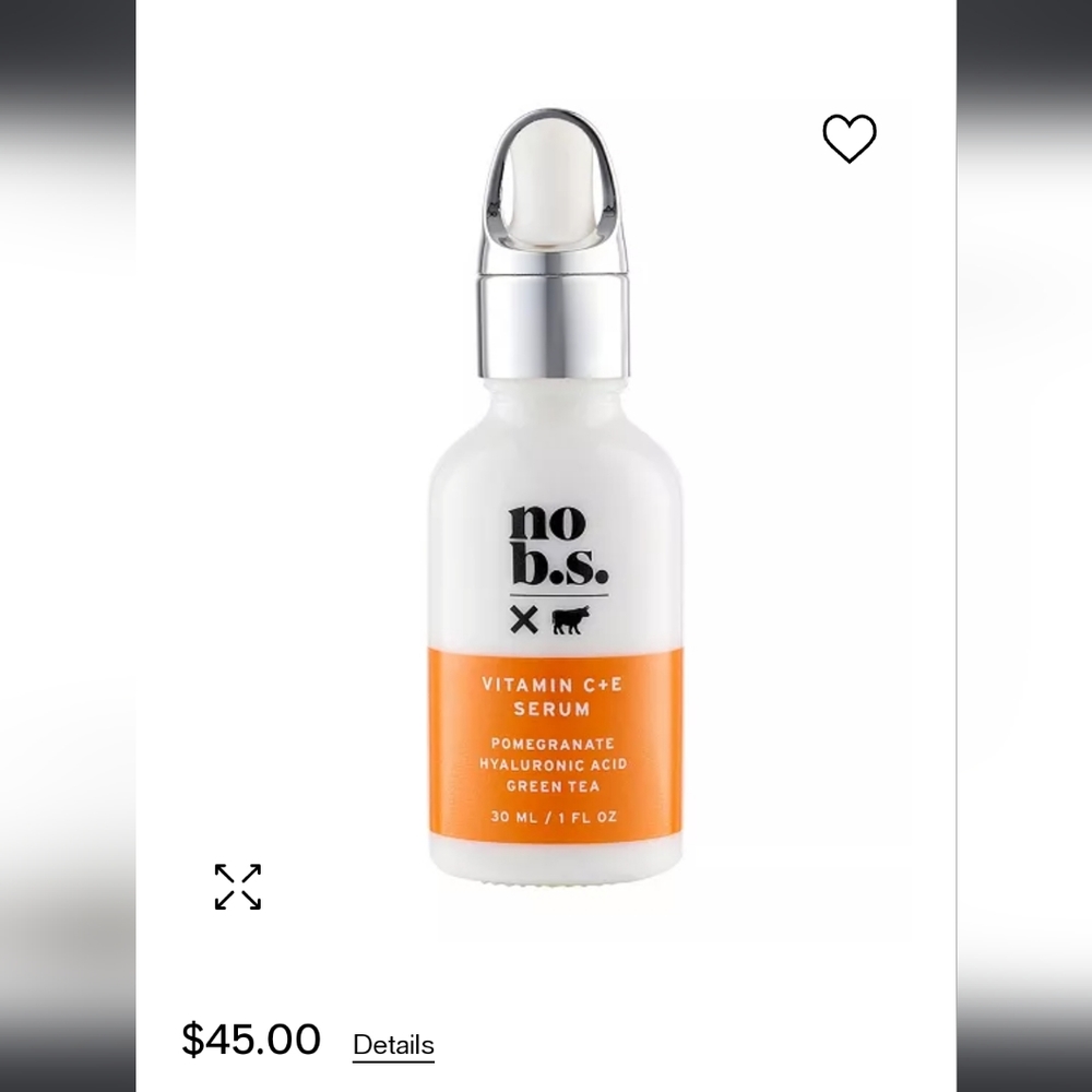 NWT no b.s. Vitamin C + E Serum